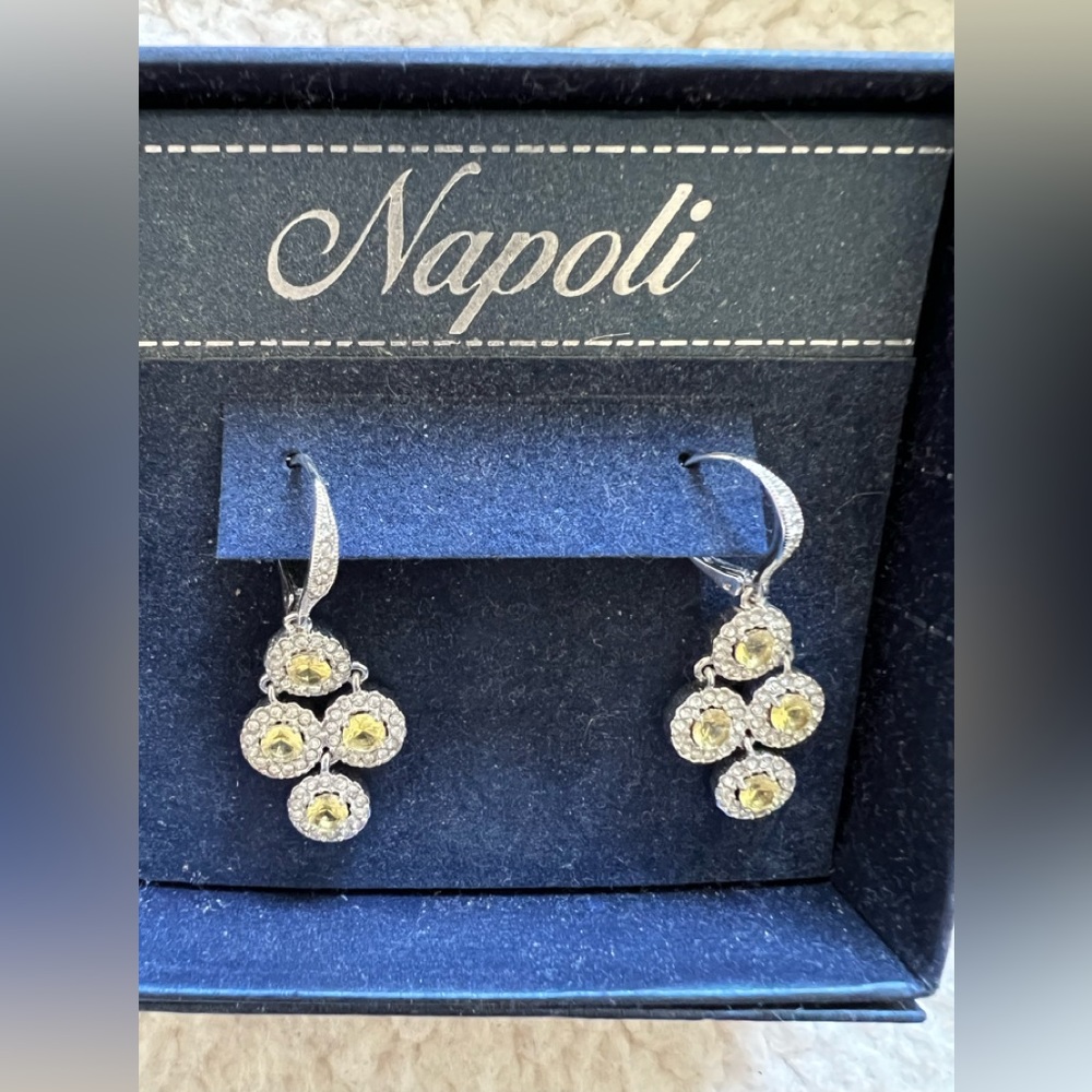 NIB Citrine Earrings